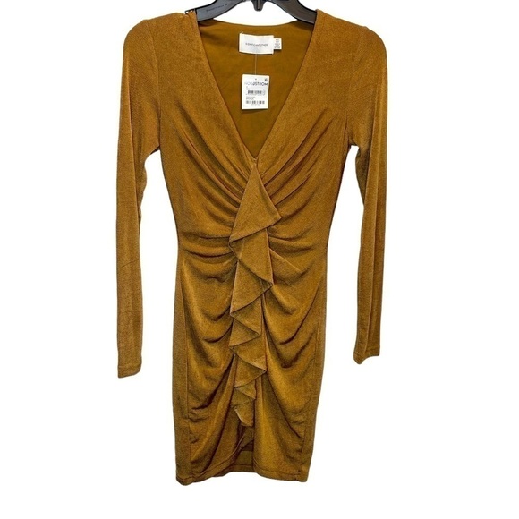 Significant Other Katie Mini Dress in Bronze AU 6 US 2 New - Picture 2 of 8